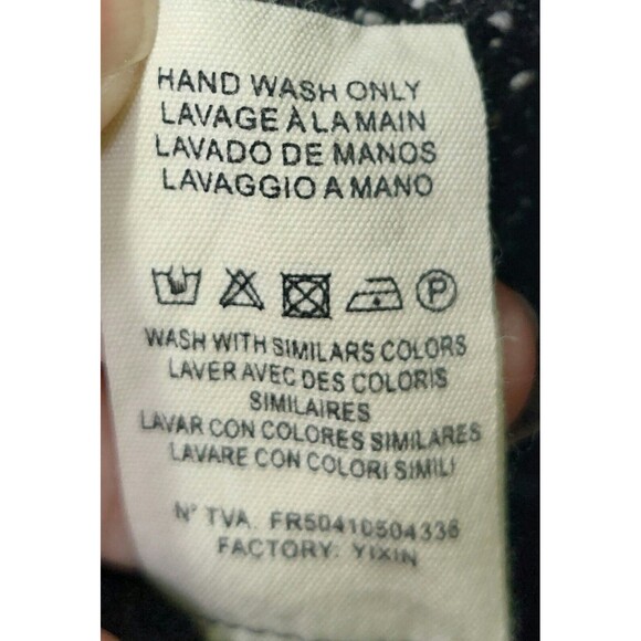 FRNCH Women's Skirt Size Small Black~ Pockets ~Mini ~Skater ~Grunge - Picture 9 of 12